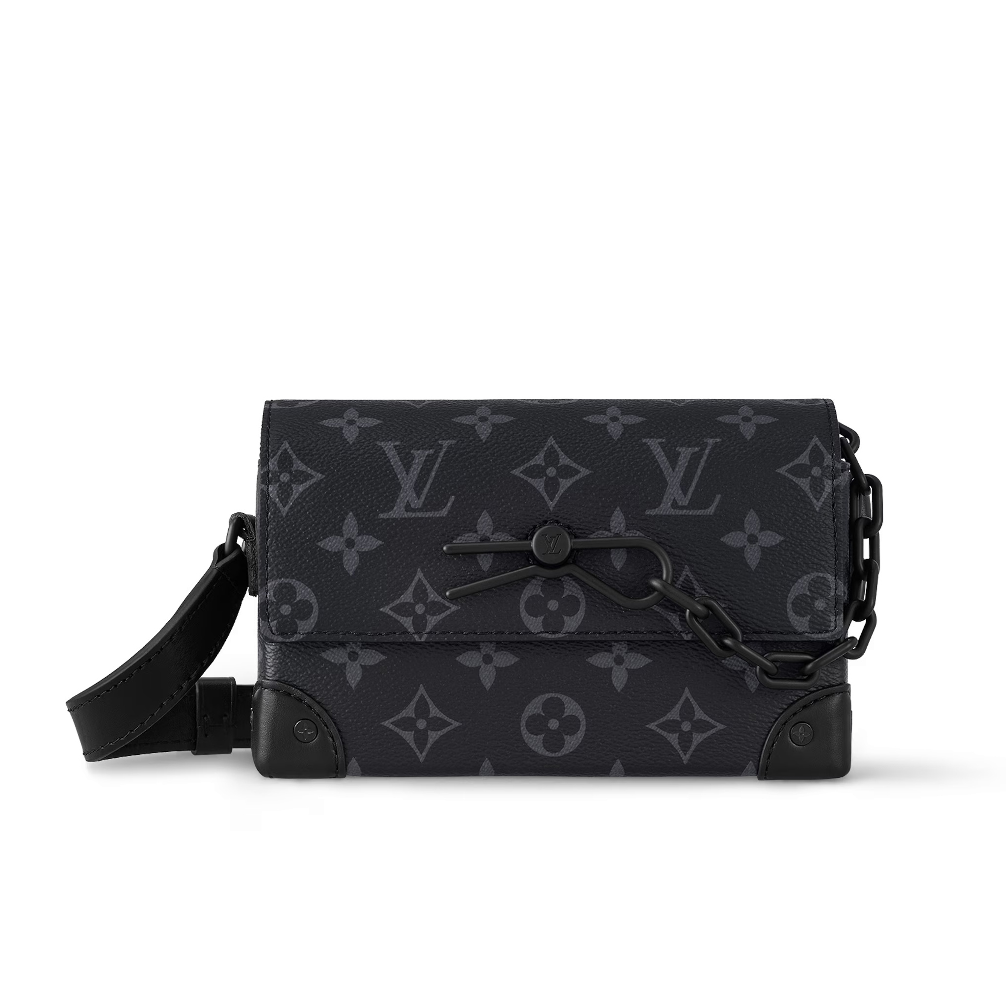 NIGO Louis Vuitton Steamer Men's Solid Color Classic Letter Printed Buckle Adjustable Shoulder Strap Coated Canvas with Cowhide Trim Shoulder Crossbody Bag Bags #nigo75369