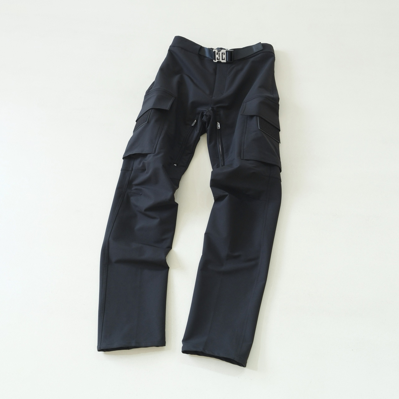 NIGO Givenchy Men's Autumn and Winter Solid Color Lock Button Elastic Waist Cotton Trousers Pants #nigo75439