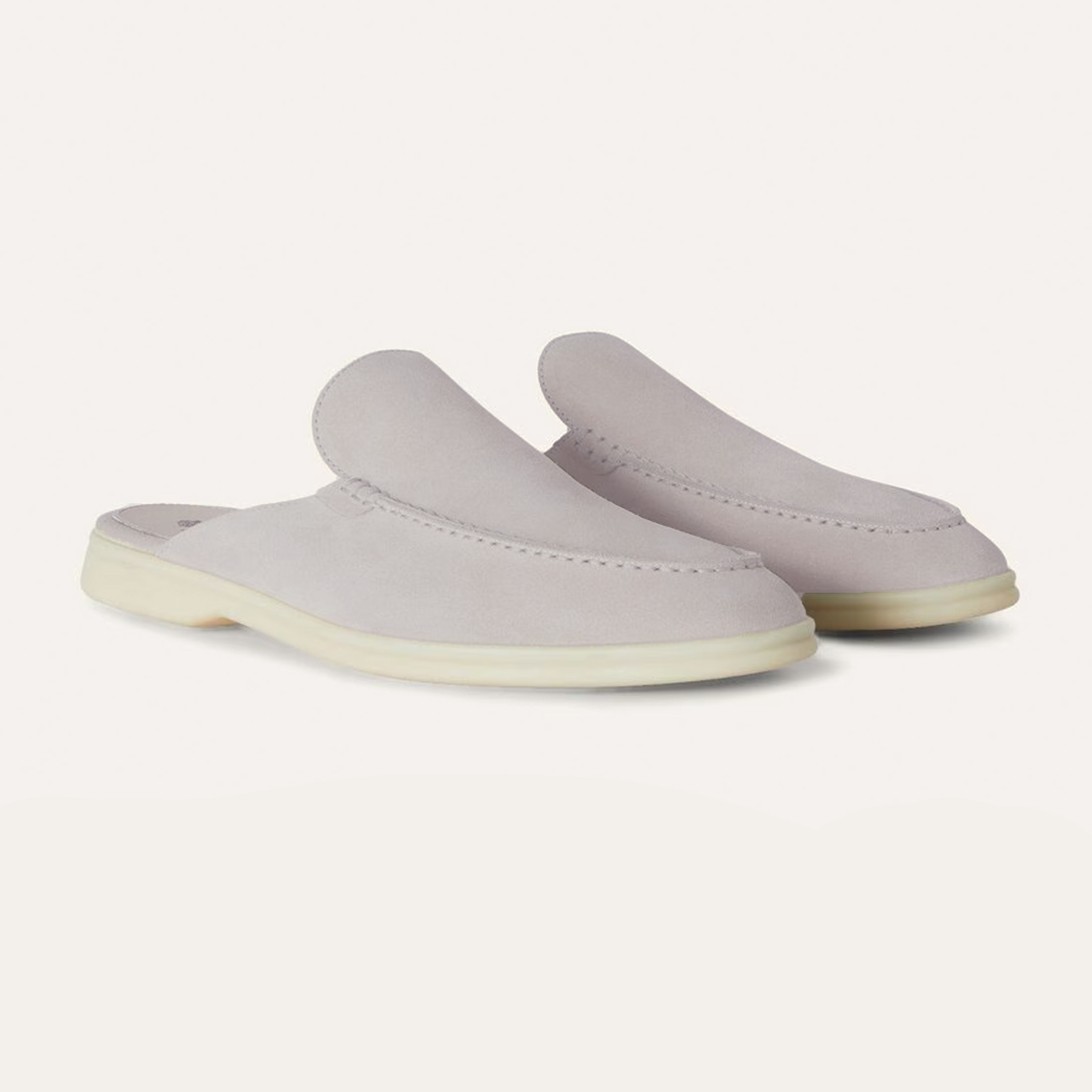 NIGO Loro Piana Babouche Walk Moccasin Shoes Men's Spring Summer Suede Leather Solid Color Slippers Comfortable Temperament Sandals Ngvp #nigo1114