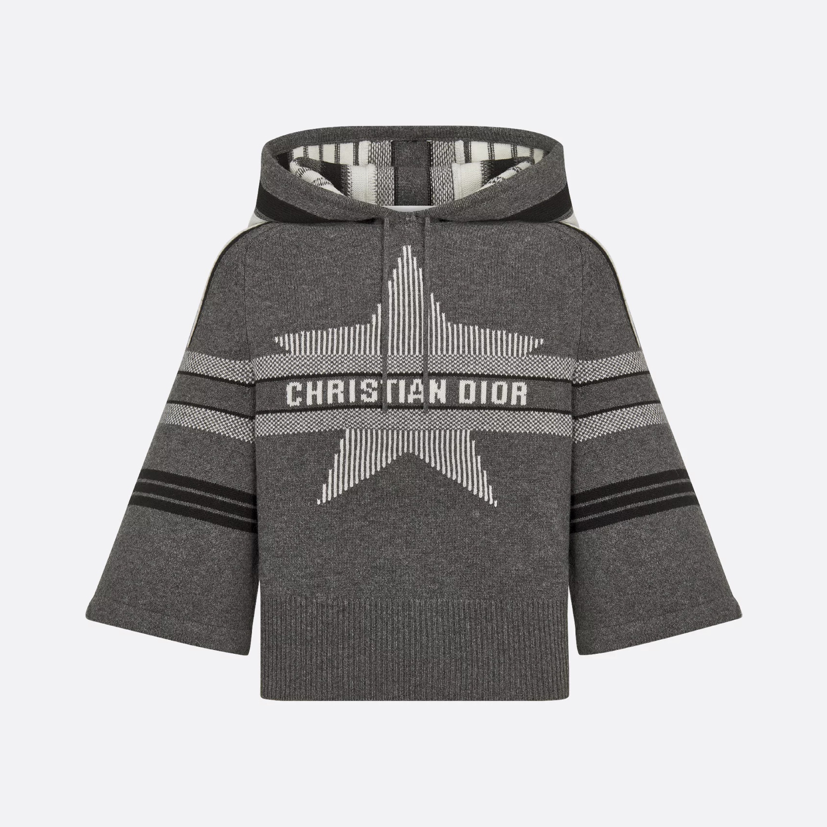 NIGO DIOR Women's Spring and Autumn Solid Color Blended Knitted Fabric Seven Sleeve Cashmere Pullover Sweater #nigo75429