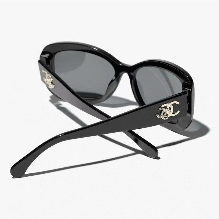NIGO Chanel Men's And Women's Solid Color Simple Fashion Oval Sunglasses Glasses #nigo75468