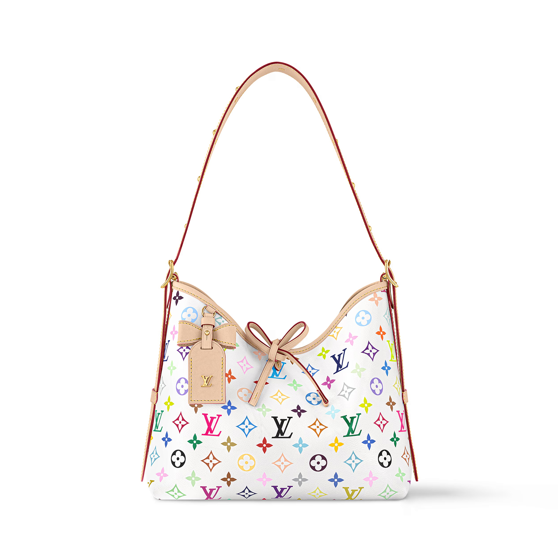 NIGO Louis Vuitton LV x TM CARRYALL Women's Detachable Adjustable Shoulder Strap Colorful Logo Printed Coated Canvas Tote Shoulder Bag Bags #nigo75465