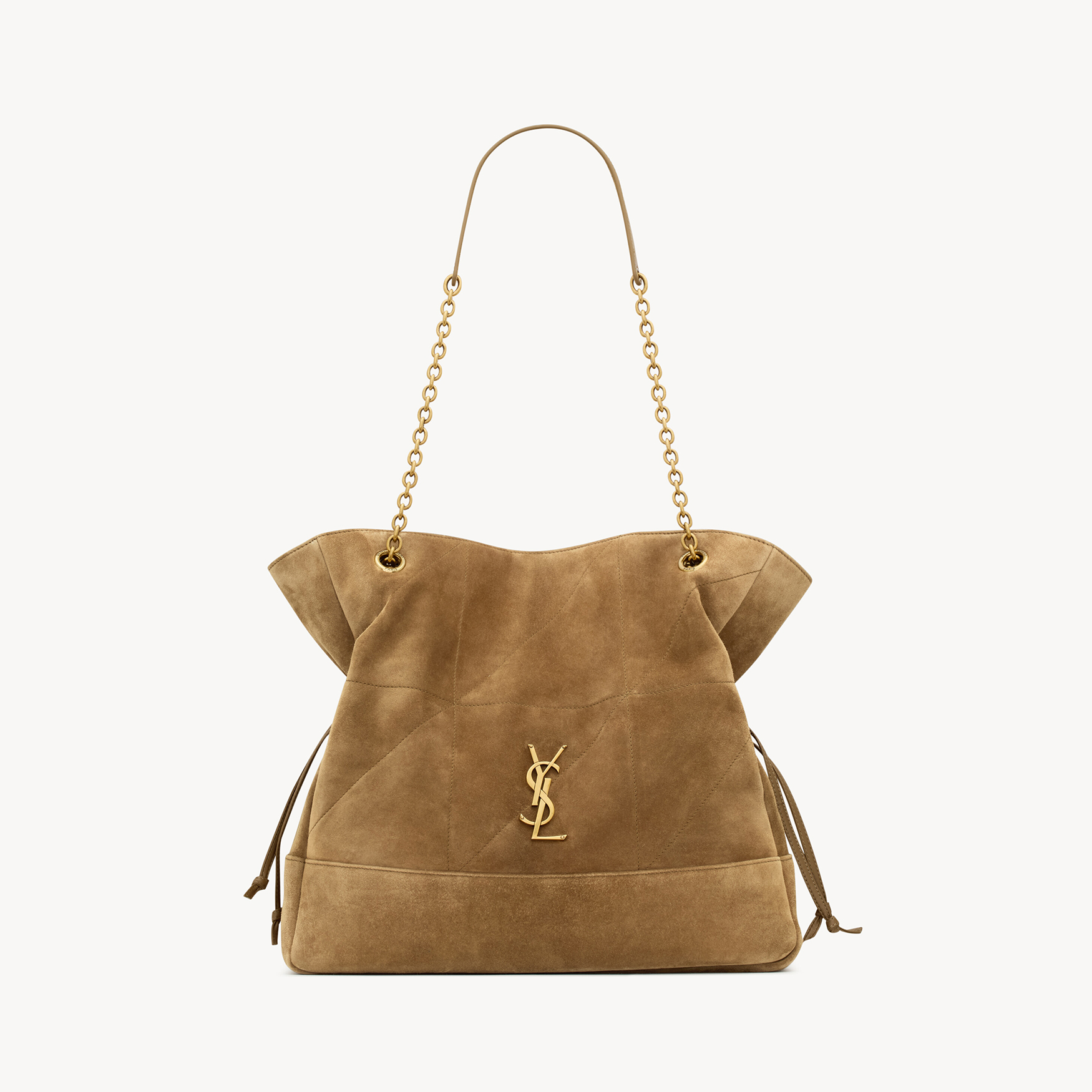 NIGO SAINT LAURENT JAMIE Women's Solid Color Suede Leather Chain Shoulder Strap Shopping Bag Shoulder Bags #nigo75511