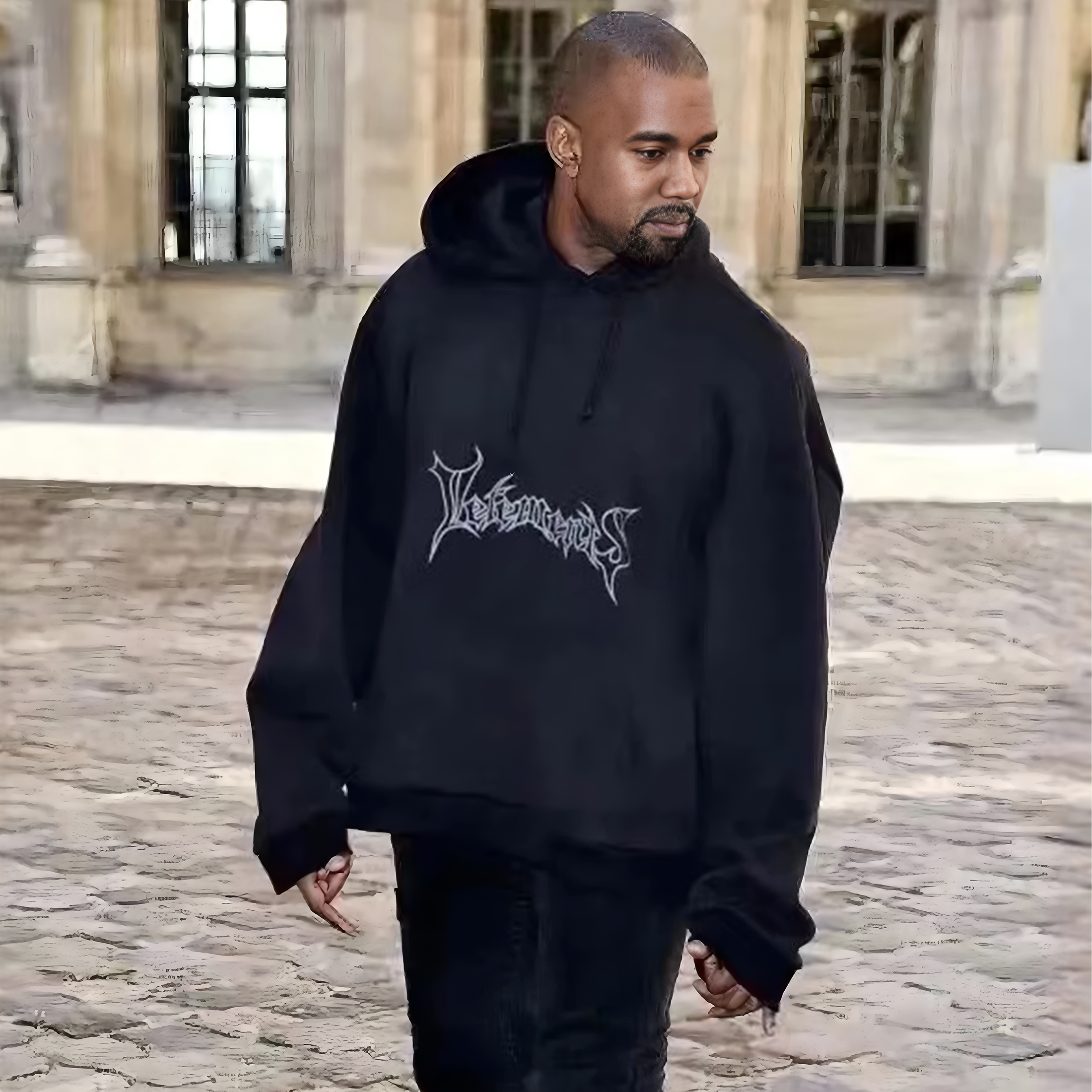 NIGO Vetements Men's Spring And Fall Dark Style Fashion Trend Cool Handsome Black Sweatshirt Versatile Trend Single Piece Pullover Hoodie Ngvp #nigo1125