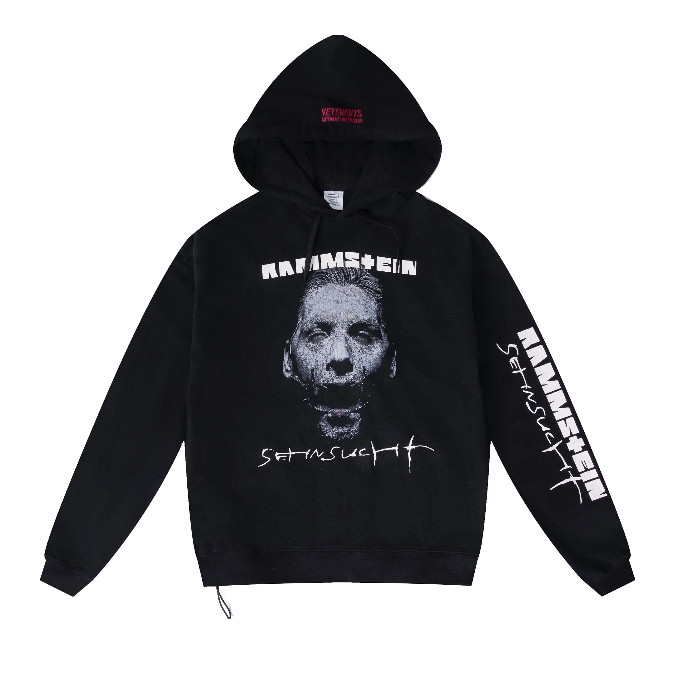 NIGO Vetements Men's Women's Spring And Autumn Punk Style Printed Loose Solid Color Hooded Sweatshirt Ngvp #nigo1154