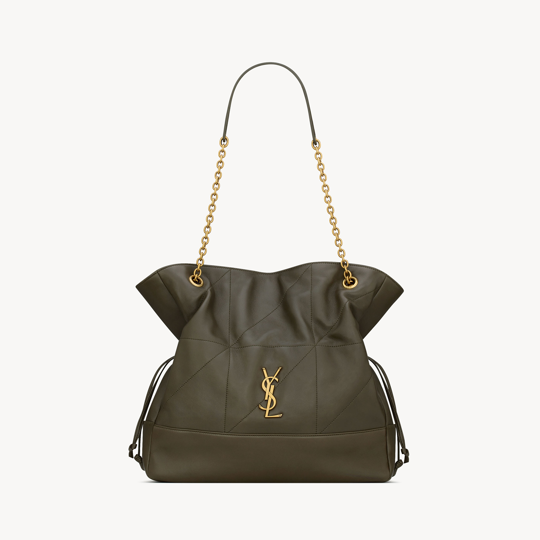 NIGO SAINT LAURENT JAMIE Women's Solid Color Suede Leather Chain Shoulder Strap Shopping Bag Shoulder Bags #nigo75511