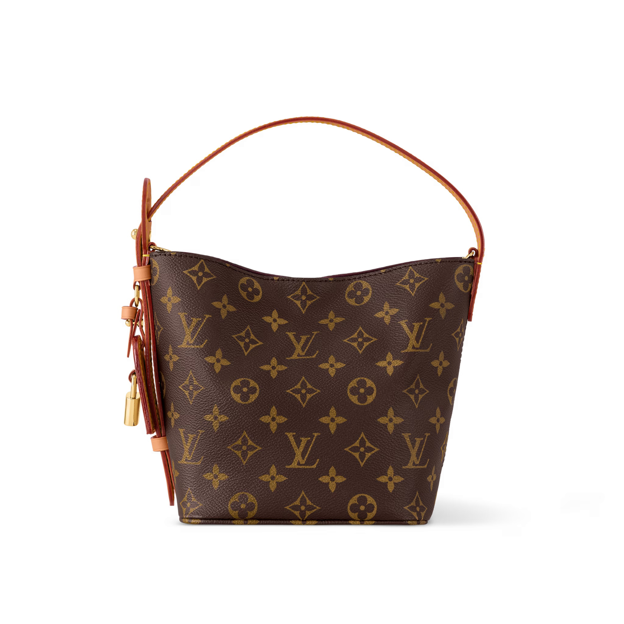 NIGO Louis Vuitton All In BB Women's Brown Letter Printed Removable Zipper Inside Pocket Coated Canvas Shoulder Tote Bag Bags #nigo75487