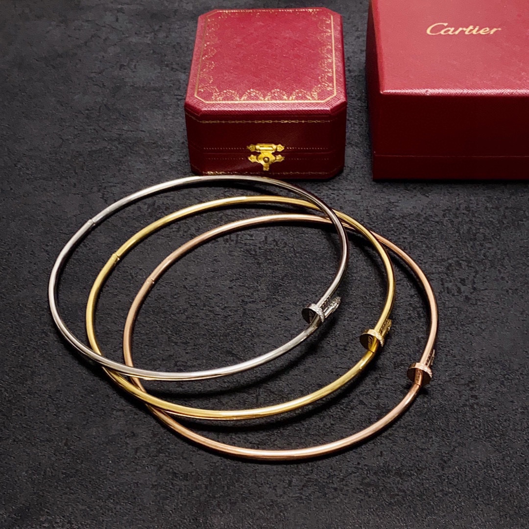 NIGO Cartier Juste Un Clou Classic Style Diamonds Collar Necklace Fashion Luxury Diamonds Jewelry Accessories #nigo75512