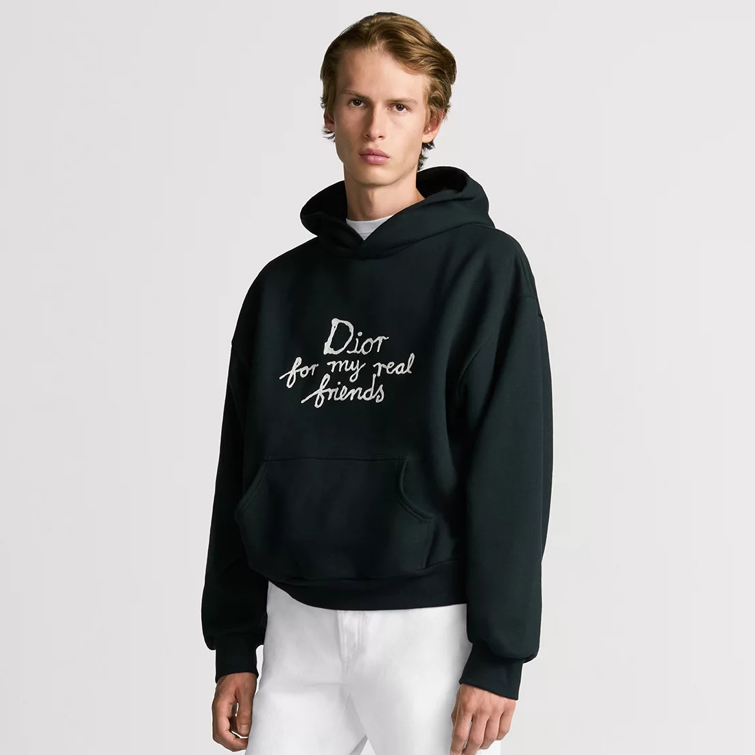 NIGO Dior Men's Spring and Autumn Solid Color Logo Letter Printed Hooded Loose Long Sleeve Sweatshirt #nigo75496