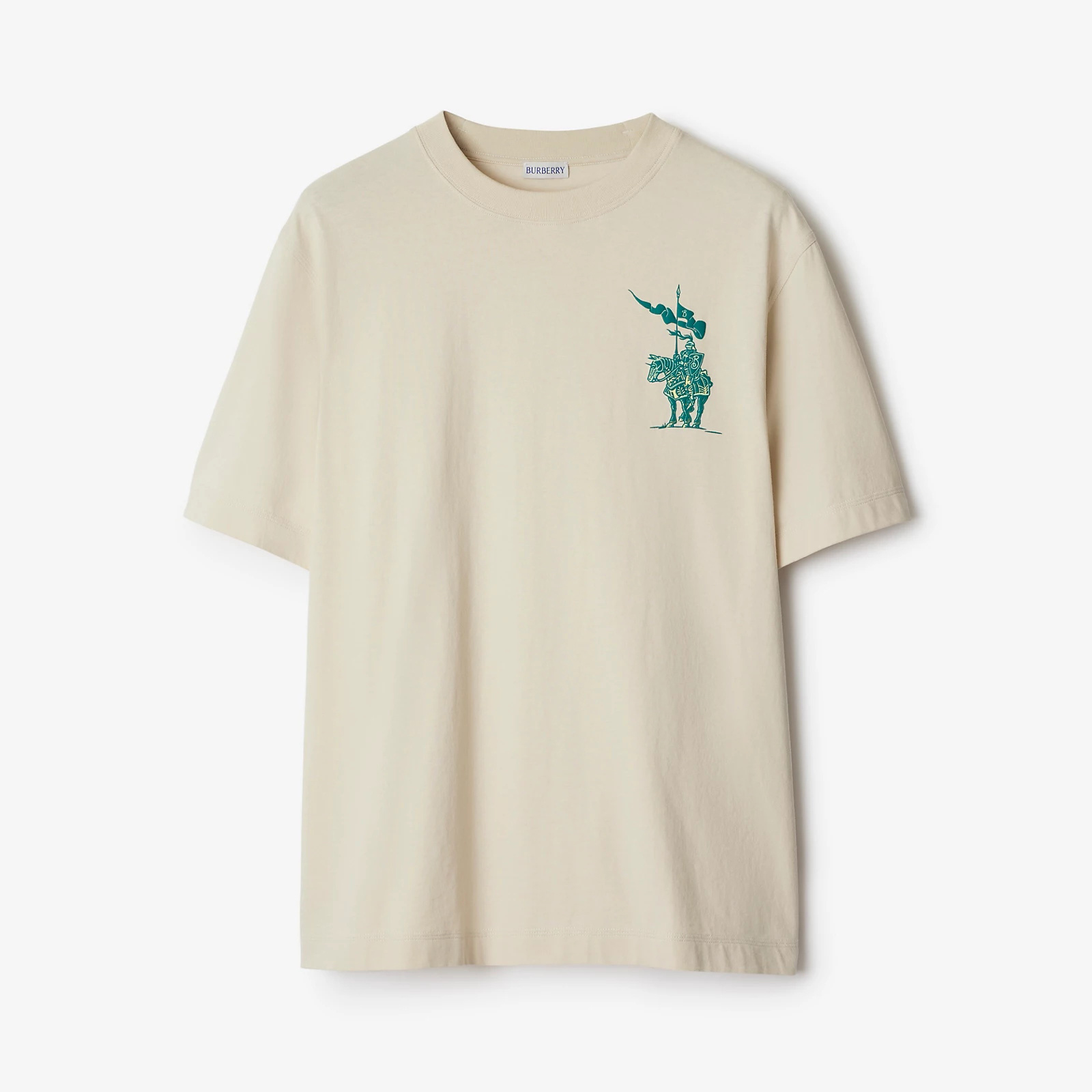 NIGO Burberry Men's Summer Knight Print Solid Color Cotton Round Neck Casual T-shirt #nigo75516