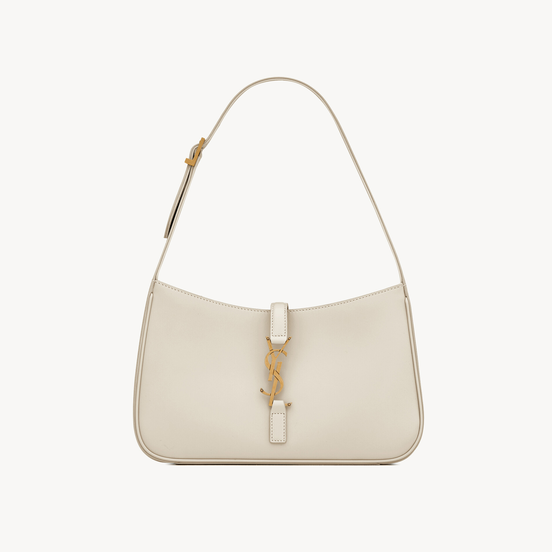 NIGO SAINT LAURENT LE 5 À 7 Women's Adjustable Shoulder Strap Solid Color Smooth Leather Shoulder Handbag Bag Bags #nigo75551