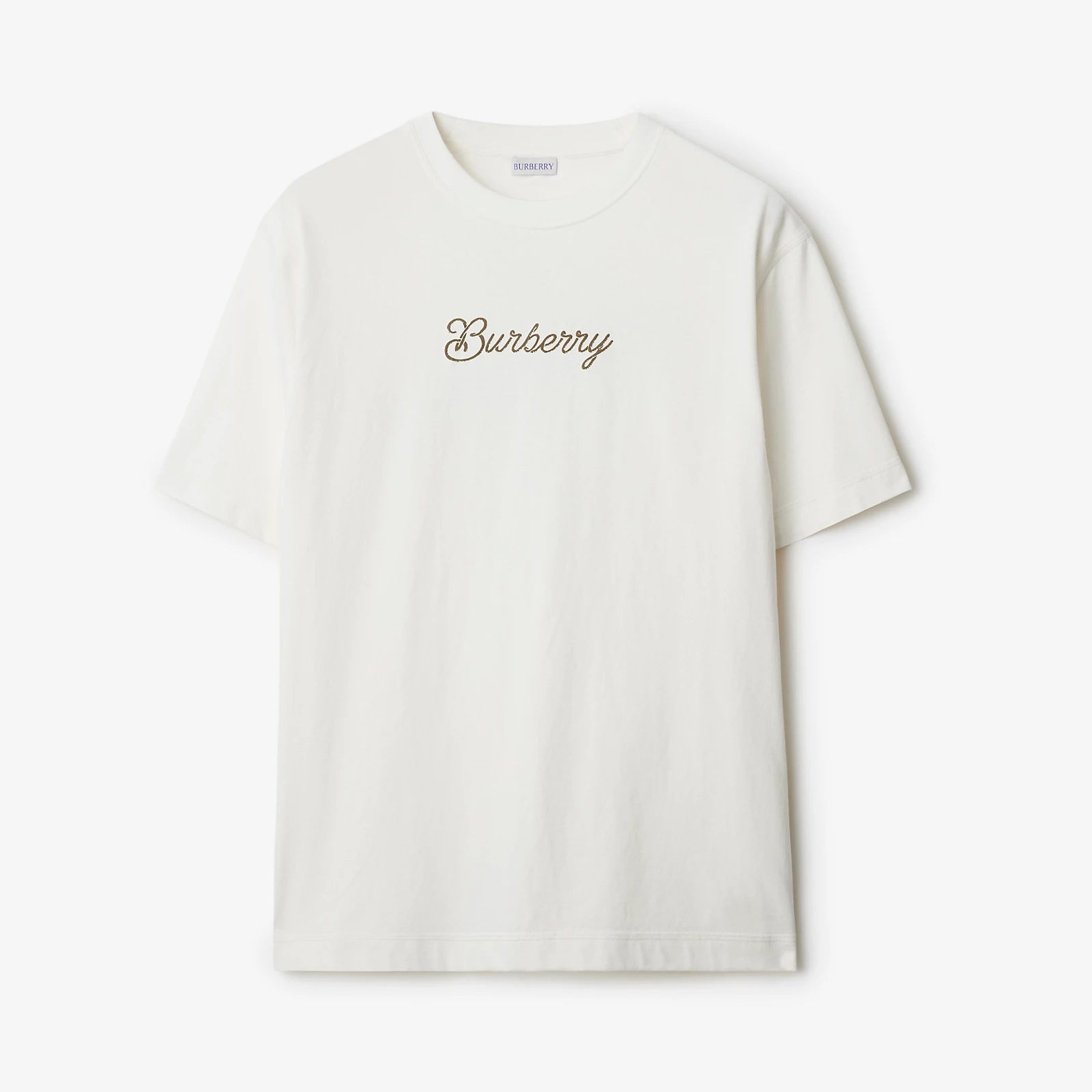 NIGO Burberry Men's Summer Solid Color Letter Print Round Neck Cotton Short Sleeve T-Shirt #nigo75517