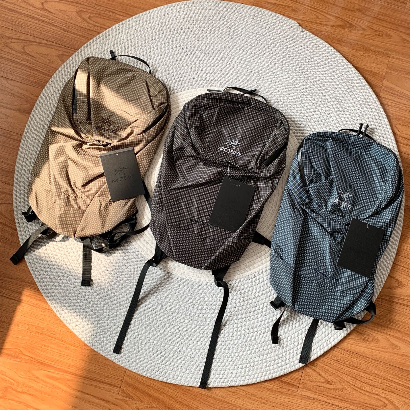 NIGO Arcteryx Men's And Women's Solid Color Outdoor Sports Leisure Logo Nylon Shoulder Bag Backpacks Bags #nigo75546