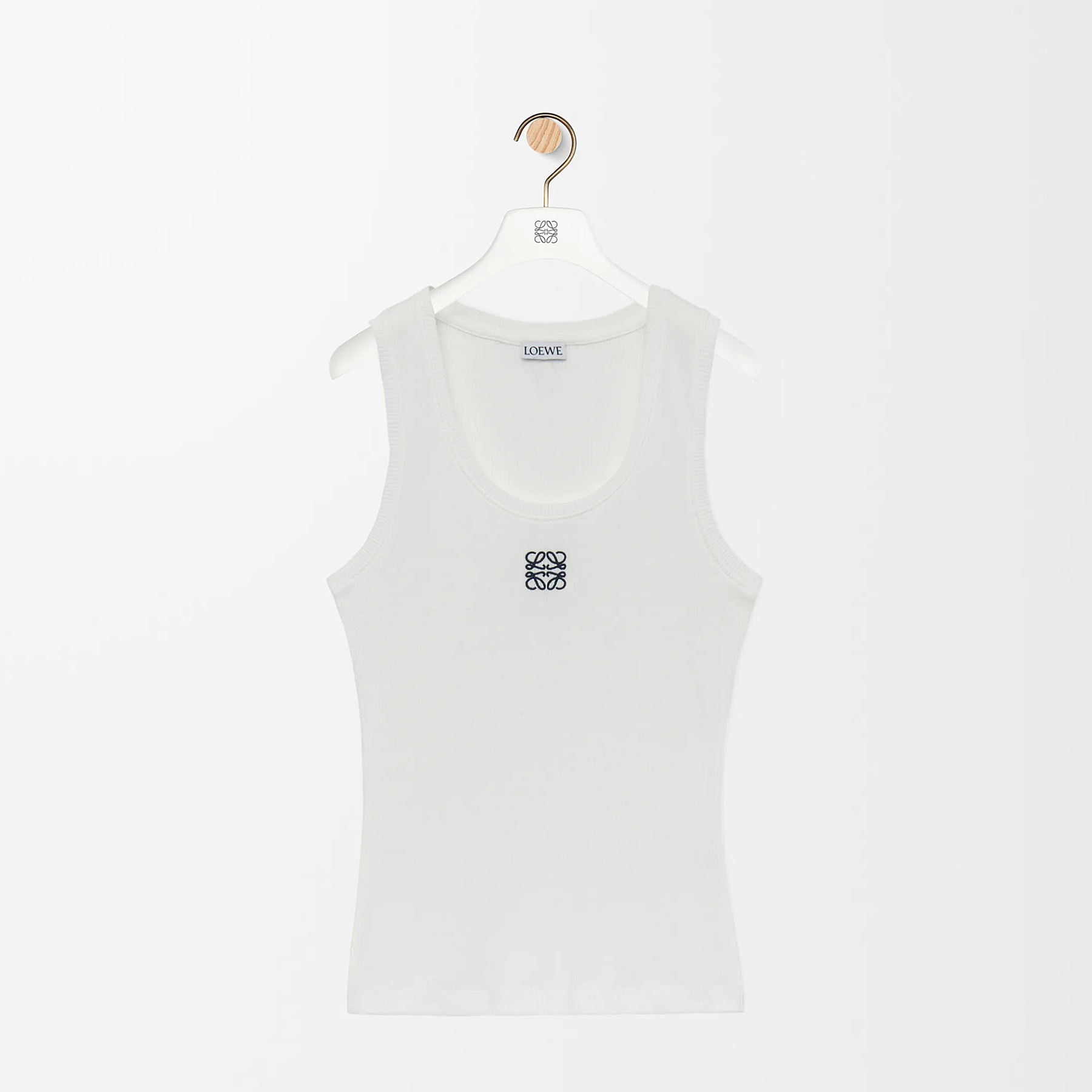 NIGO Loewe Women's Summer Solid Color Embroidered Logo Sleeveless Camisole Tank Top Vest #nigo75548