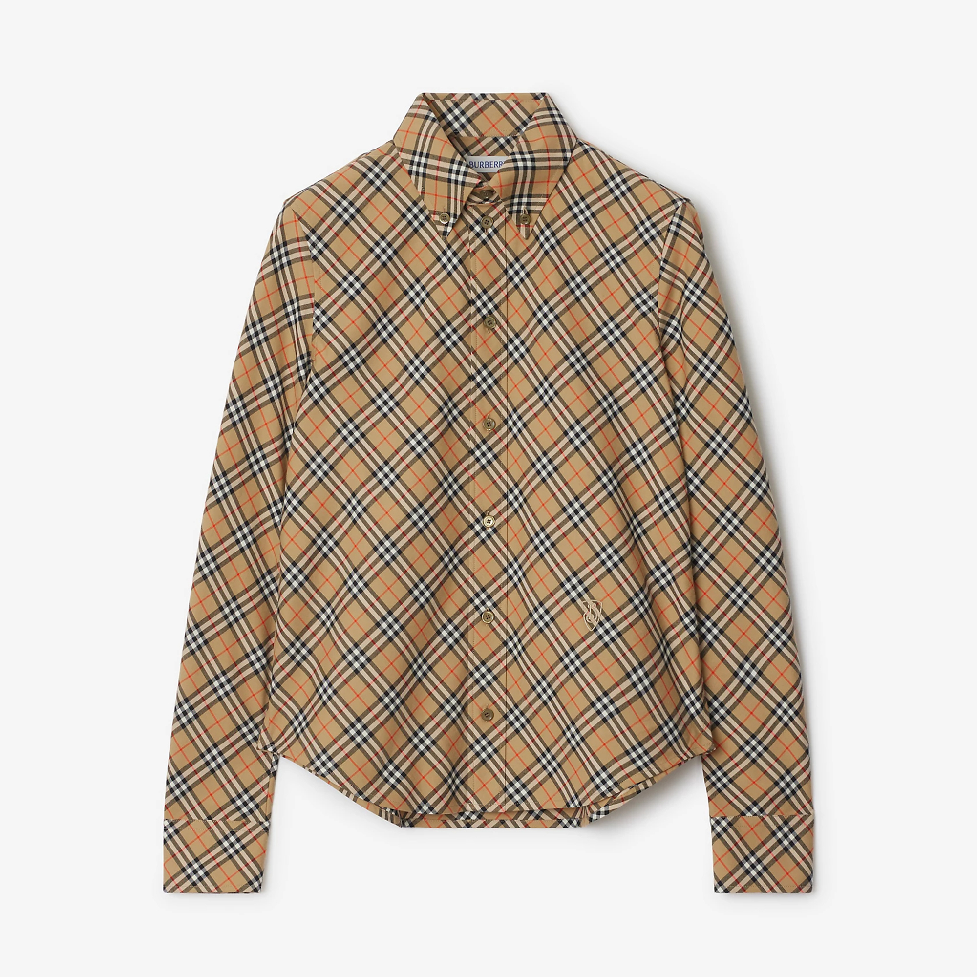 NIGO Burberry Women's Checkered Cotton Single-Breasted Spring And Fall Casual Long-Sleeved Shirt #nigo71973