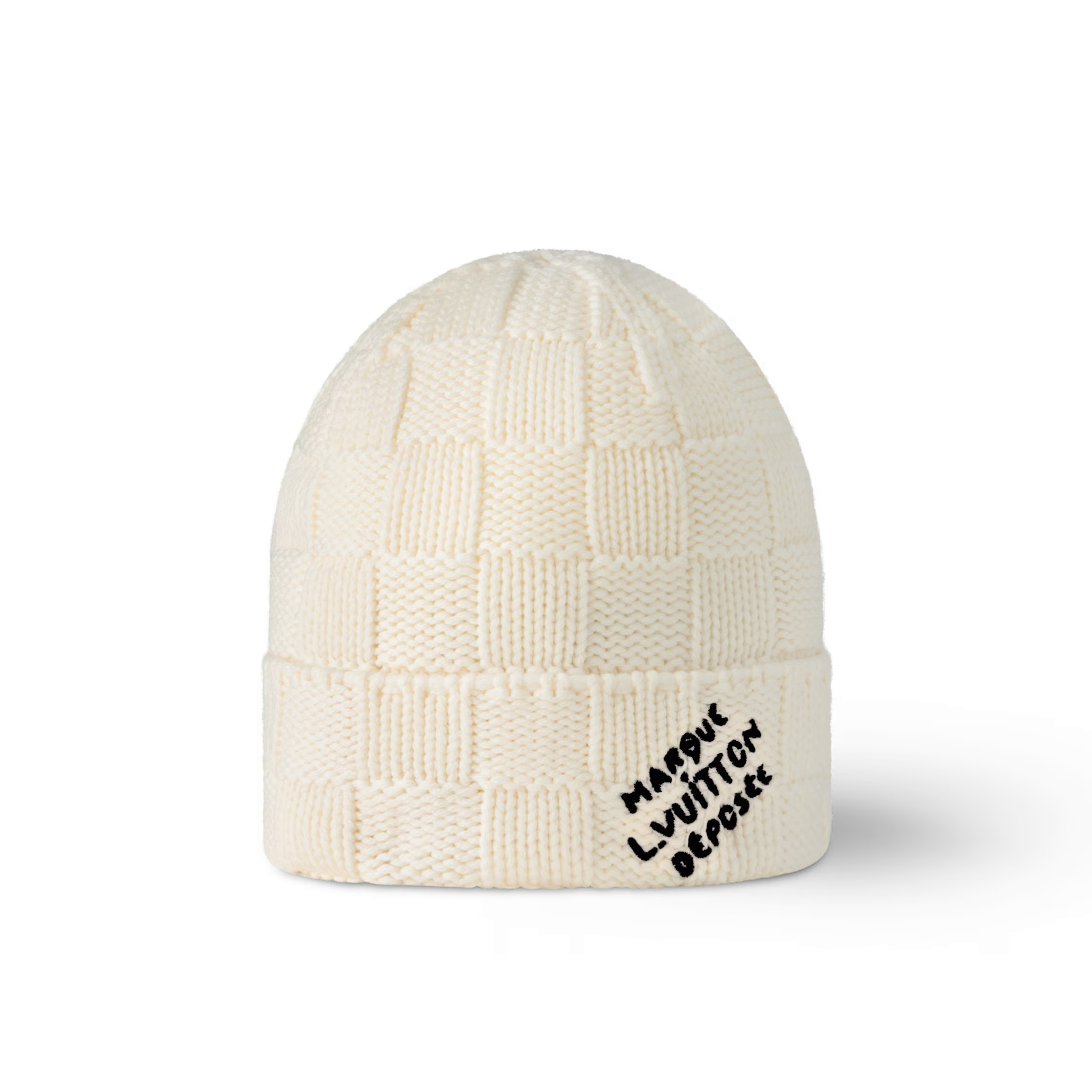 NIGO DAMIER SNUG  Louis Vuitton Women's Men's New Fall And Winter Pure Cold Cap Knitted Logo Warm Cap Black And White Trend #nigo75577