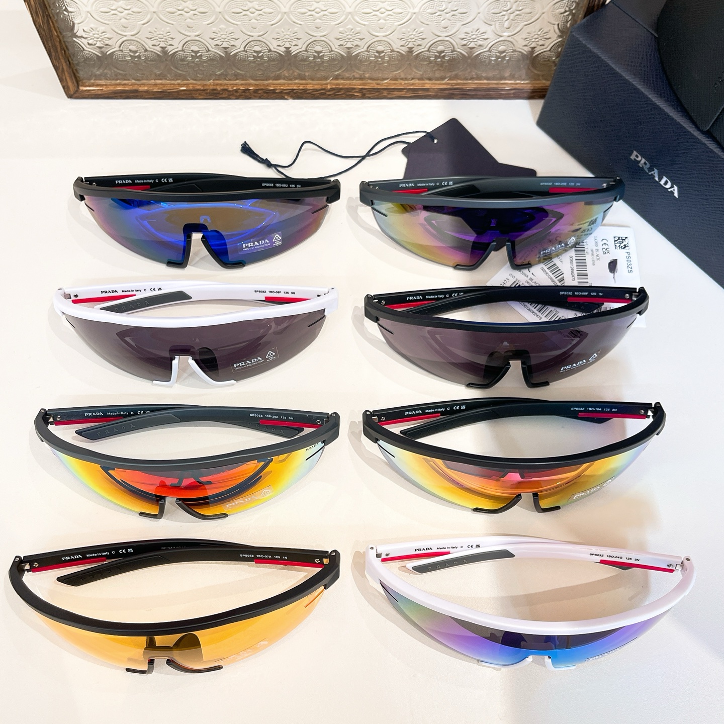 NIGO Prada Men's and Women's Lens Logo Nylon Irregular Shape Sunglasses Eyeglasses Glasses #nigo75574