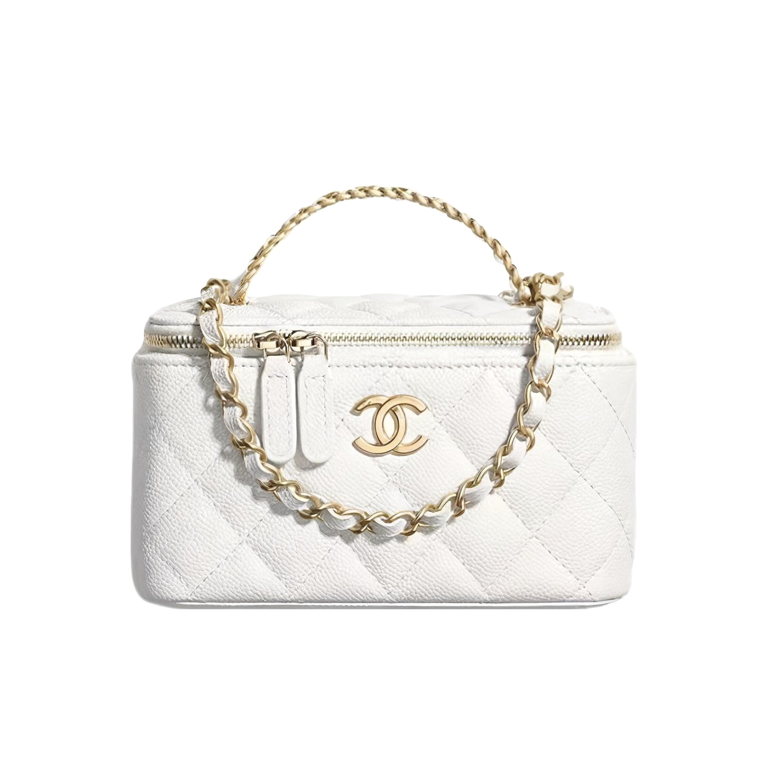 NIGO Chanel Women's Solid Color Chain Shoulder Grain Embossed Calfskin Box Bag Tote Shoulder Bags #nigo75595