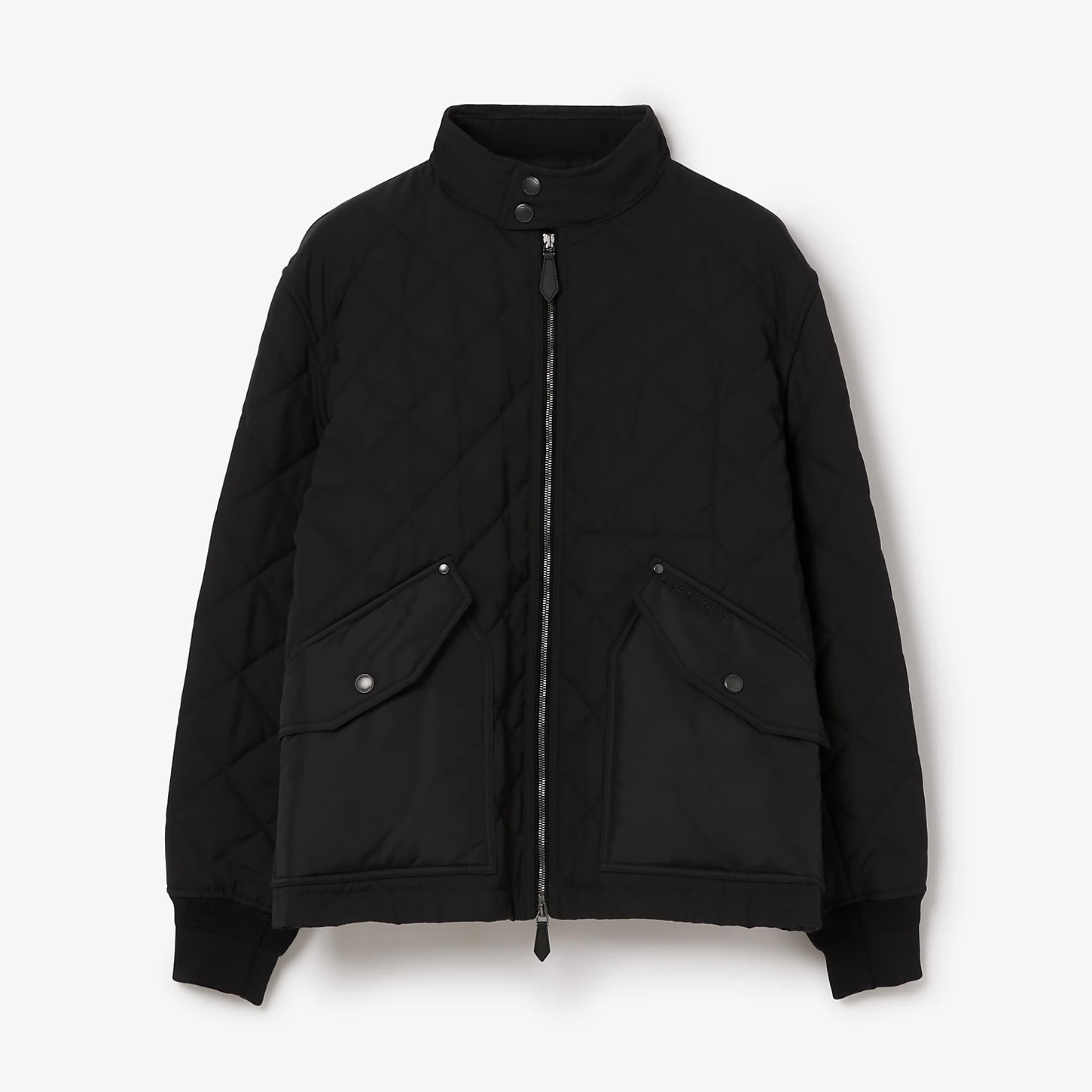 NIGO Burberry Men's And Women's Fall And Winter Stand-up Collar Solid Color Checkered Print Reversible Zipper Long Sleeved Jacket #nigo75584