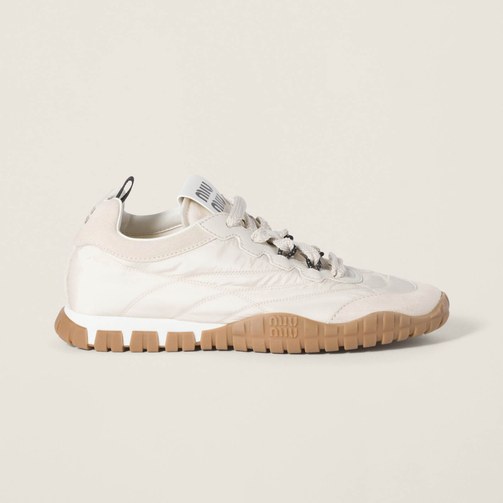 NIGO MiuMiu Women's Four Seasons Solid Color Suede Round Toe Lace Up Low Top Casual Shoes #nigo75585