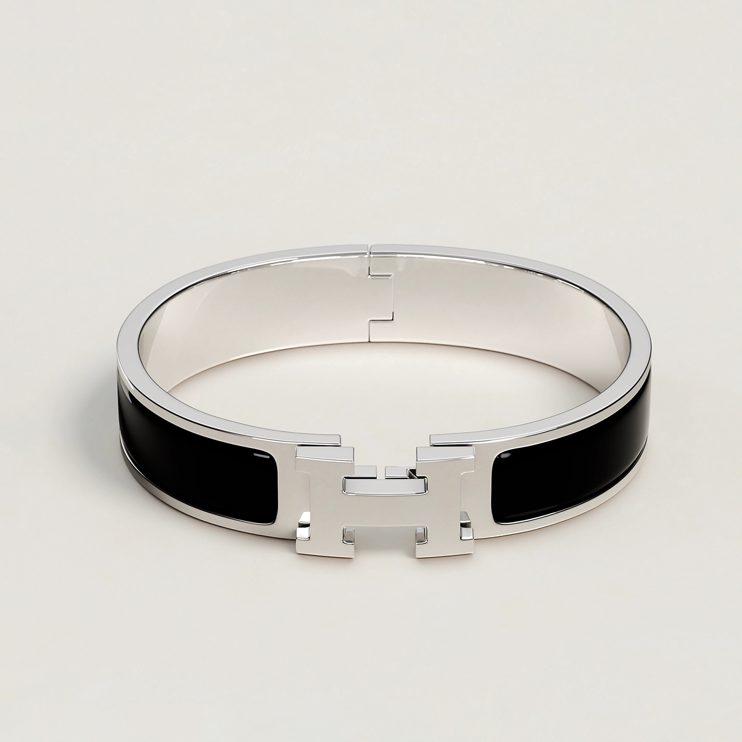 NIGO Hermes Clic H Men's and Women's Enamel and Metal Iconic H Clasp Bracelet Jewelry Accessories #nigo75598