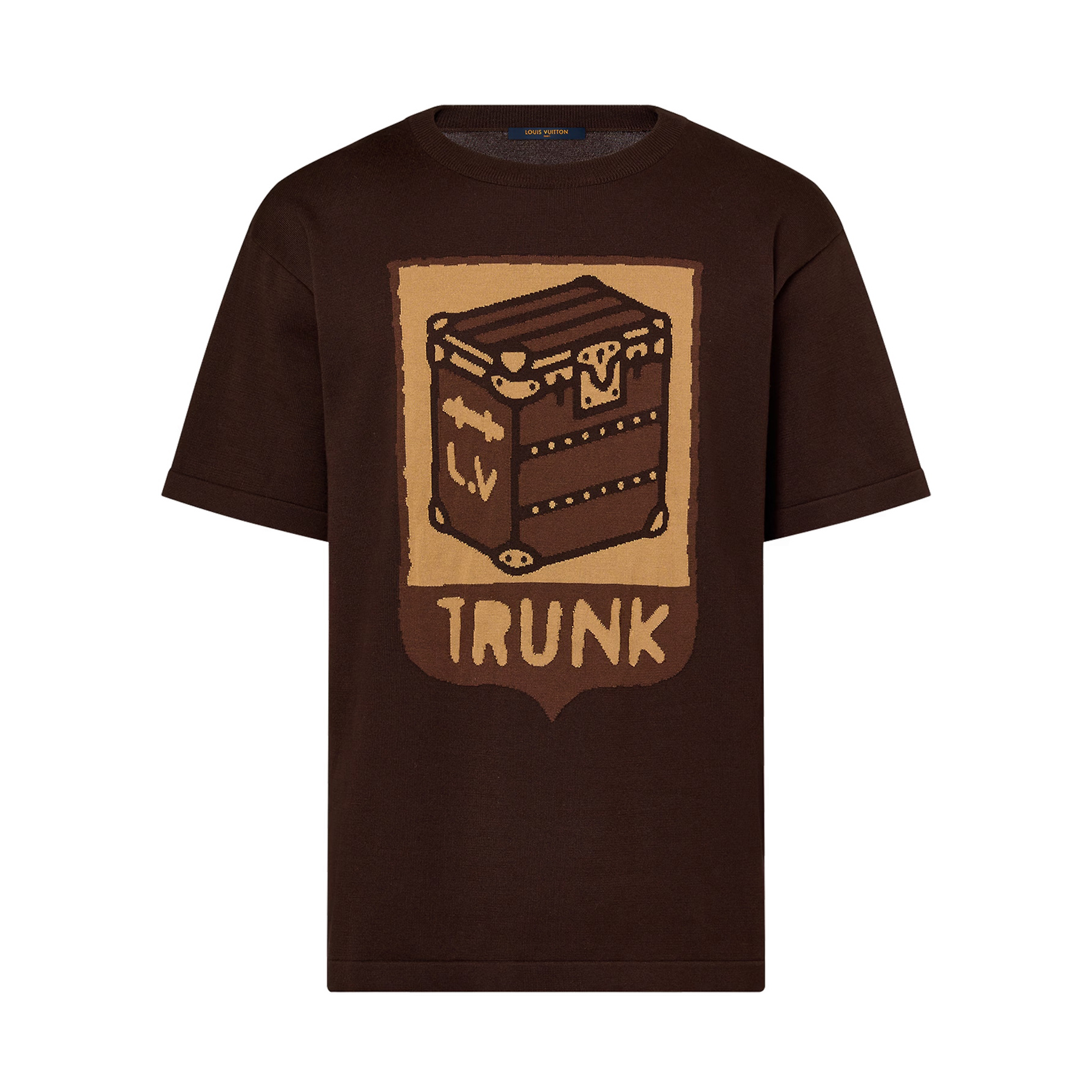 NIGO Louis Vuitton Men's Summer Solid Color Casual Short Sleeve Cotton Loose Intarsia Crewneck T-shirt #nigo75625