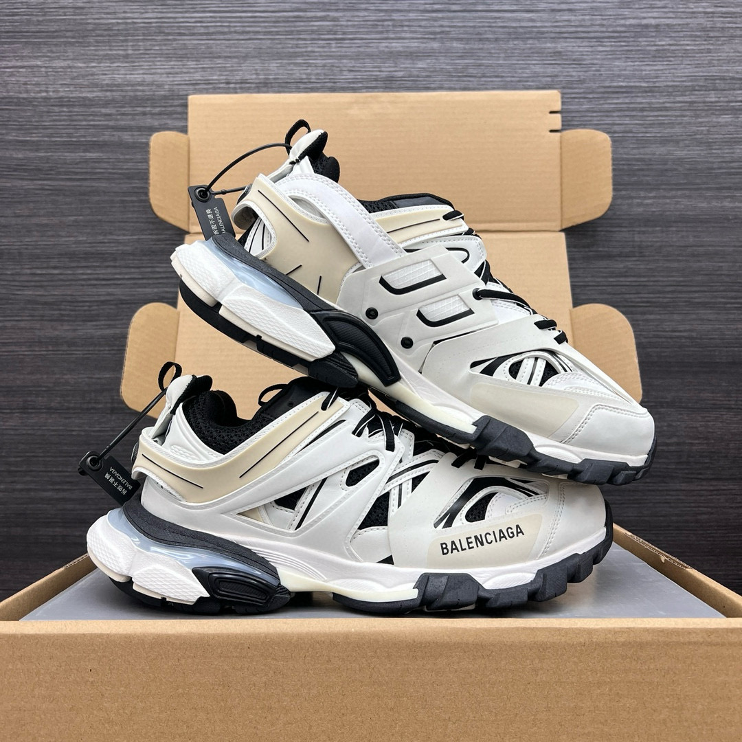 NIGO Balenciaga Men's Four Seasons Track 3.0 Retro Low Top Casual Shoes Round Toe Lace Up Dads #nigo75626