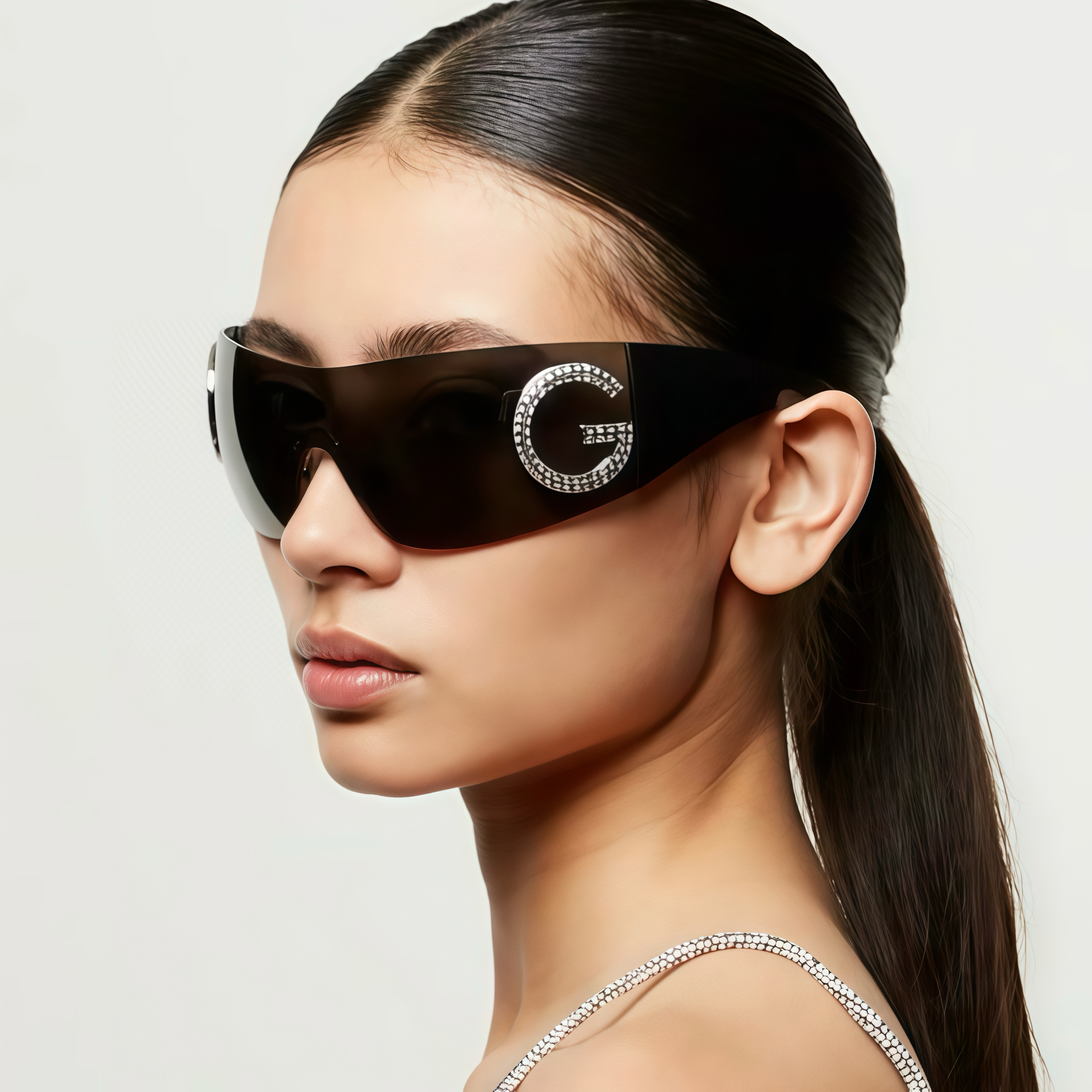 NIGO Dolce&Gabbana Men's Women's Re-Edition Sunglasses Fashion Solid Color Logo Shield Eyewear Accessories Ngvp #nigo1235