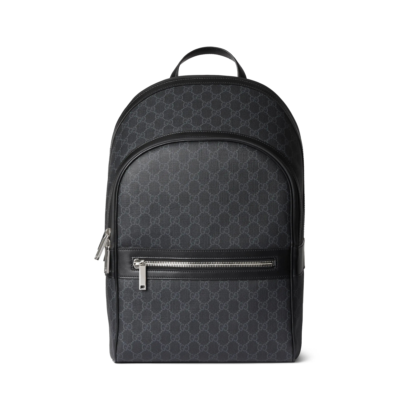 NIGO Gucci Men's Solid Color Adjustable Shoulder Strap Zipper Closure Canvas Quilted Leather Shoulder Bag Backpacks Bags #nigo75654
