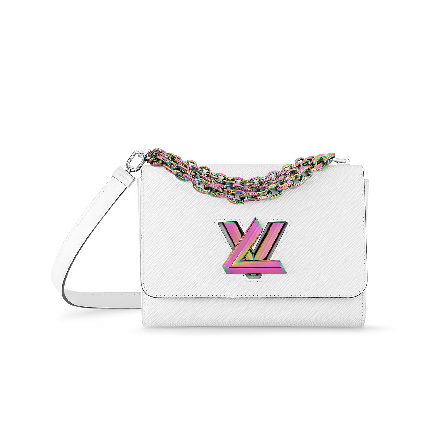 NIGO Louis Vuitton TWIST Women's Solid Color Detachable Adjustable Lock Closure Leather Quilted Cowhide Shoulder Crossbody Bag Bags #nigo75649