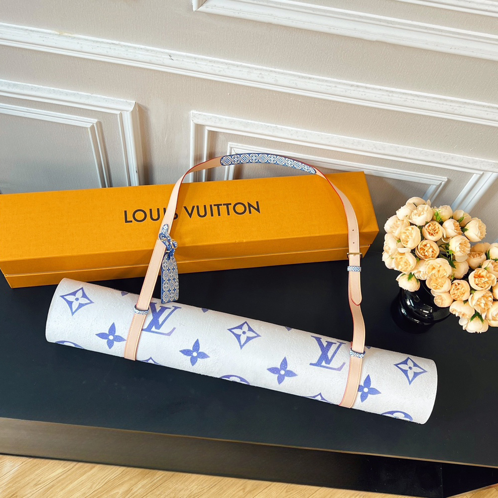 NIGO Louis Vuitton Women's Alphabet Printed Suede Fitness Dance Yoga Exercise Mat #nigo75659