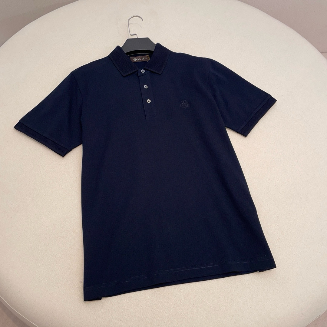 NIGO Loro Piana Men's Polo Shirt Spring Summer Fashion Casual Button Short Sleeve Top T-shirt #nigo75666