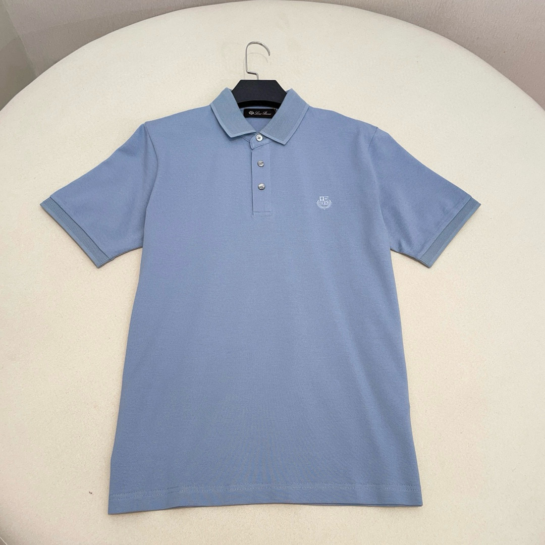 NIGO Loro Piana Men's Polo Shirt Spring Summer Fashion Casual Button Short Sleeve Top T-shirt #nigo75666