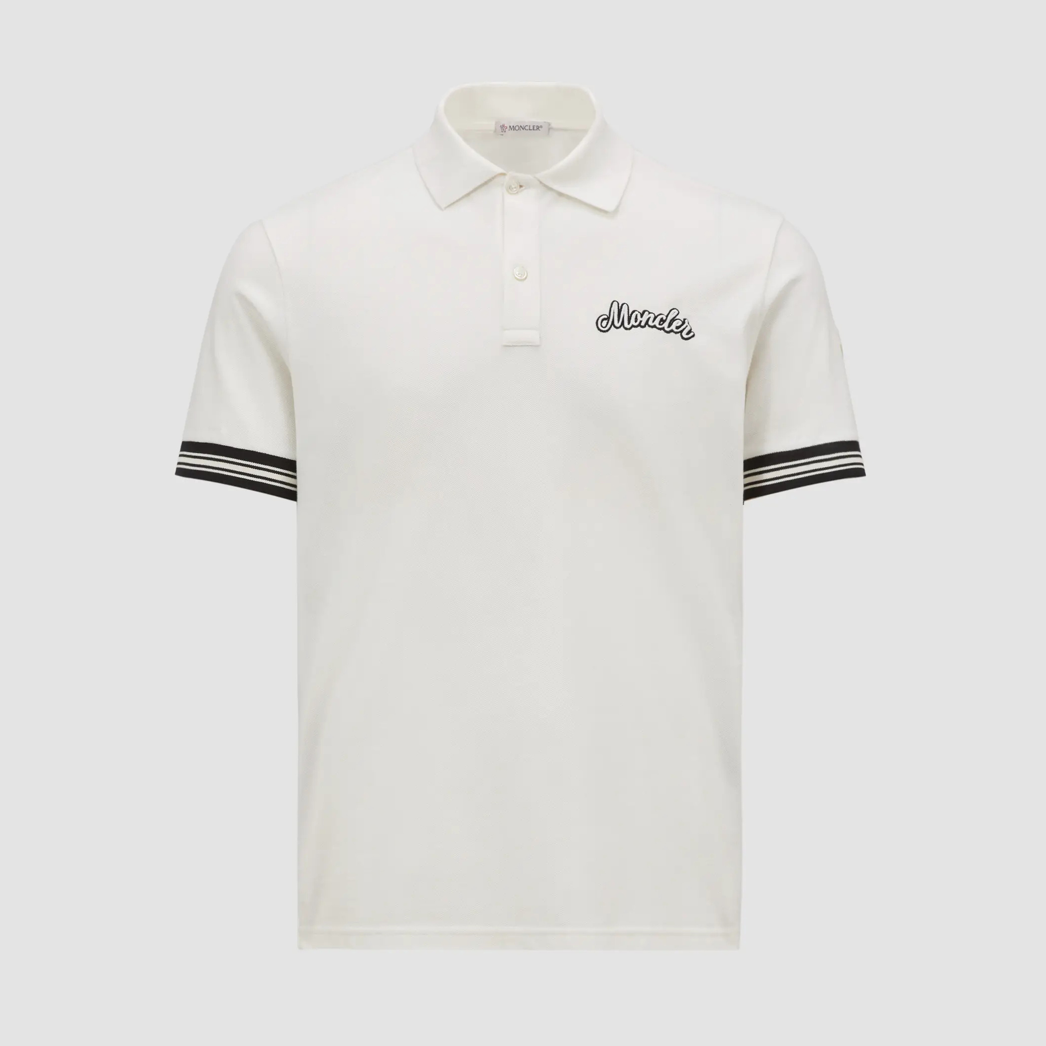 NIGO Moncler Men's Summer Embroidered Letter Print Polo Neck Solid Color Short Sleeve T-Shirt #nigo75655