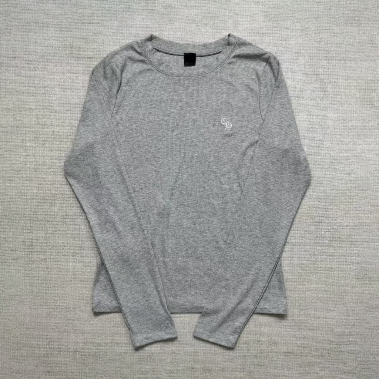 NIGO Chrome Hearts Women's Spring/Summer Printed Solid Color Cotton Crew Neck Long Sleeve T-Shirt #nigo75696