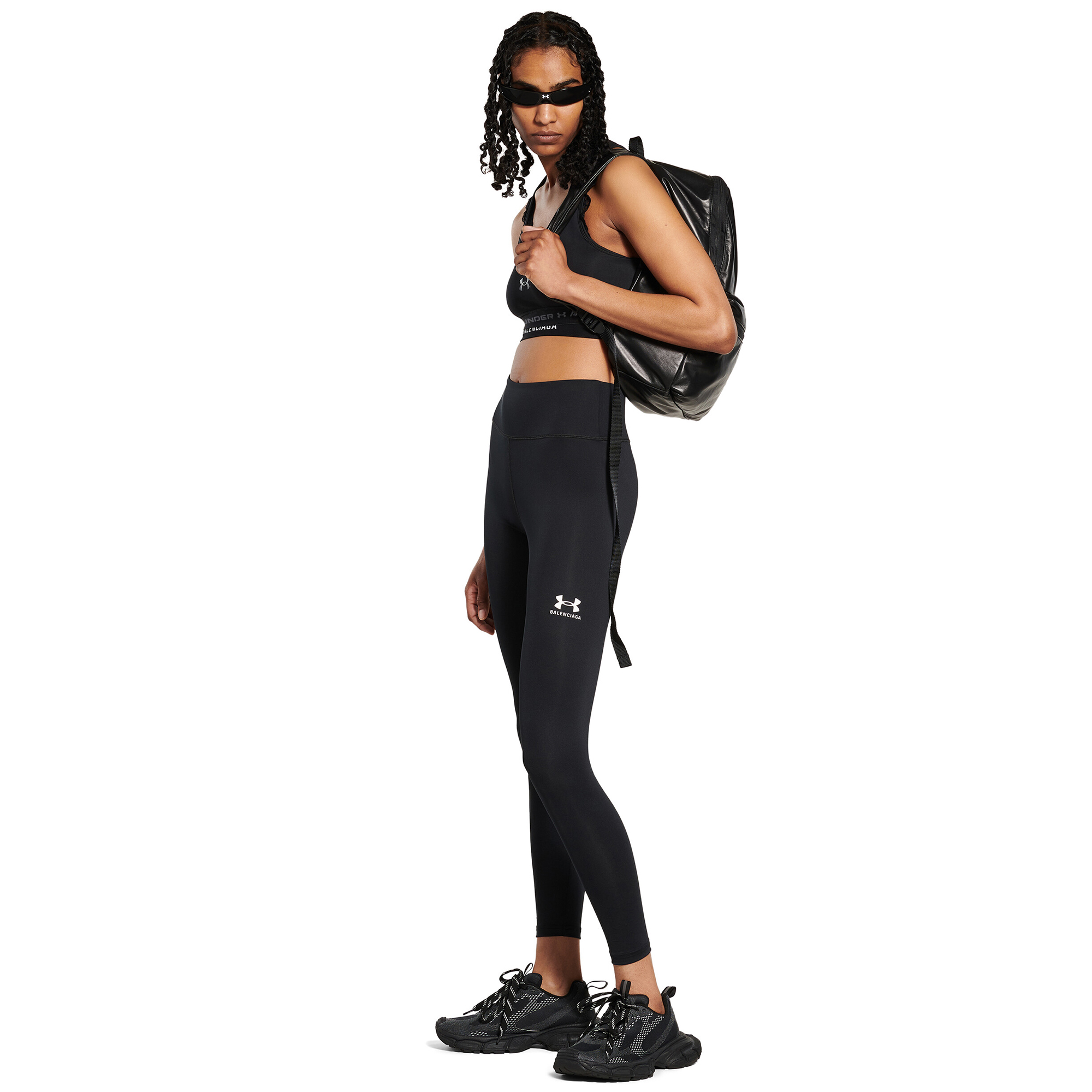 NIGO Balenciaga Under Armour Women's Summer Technical Jersey Bra Top and Lightweight Spandex Leggings Pants Set Suit #nigo75688