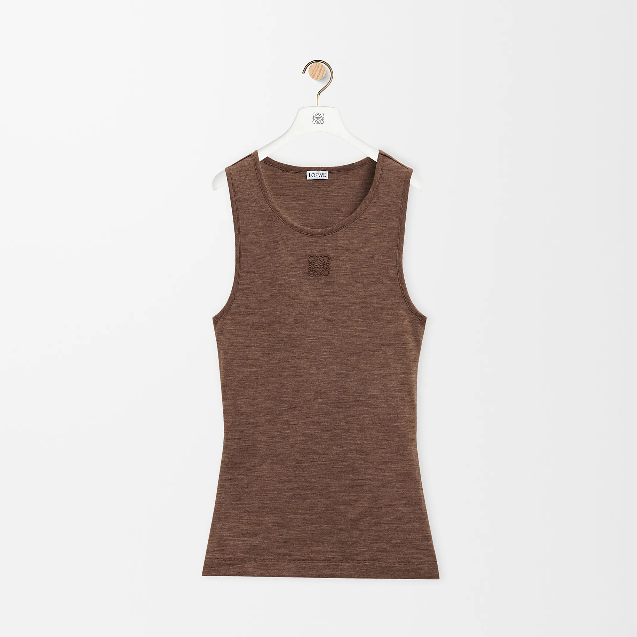 NIGO Loewe Women's Summer Solid Color Embroidered Logo Sleeveless Camisole Tank Top Vest #nigo75686