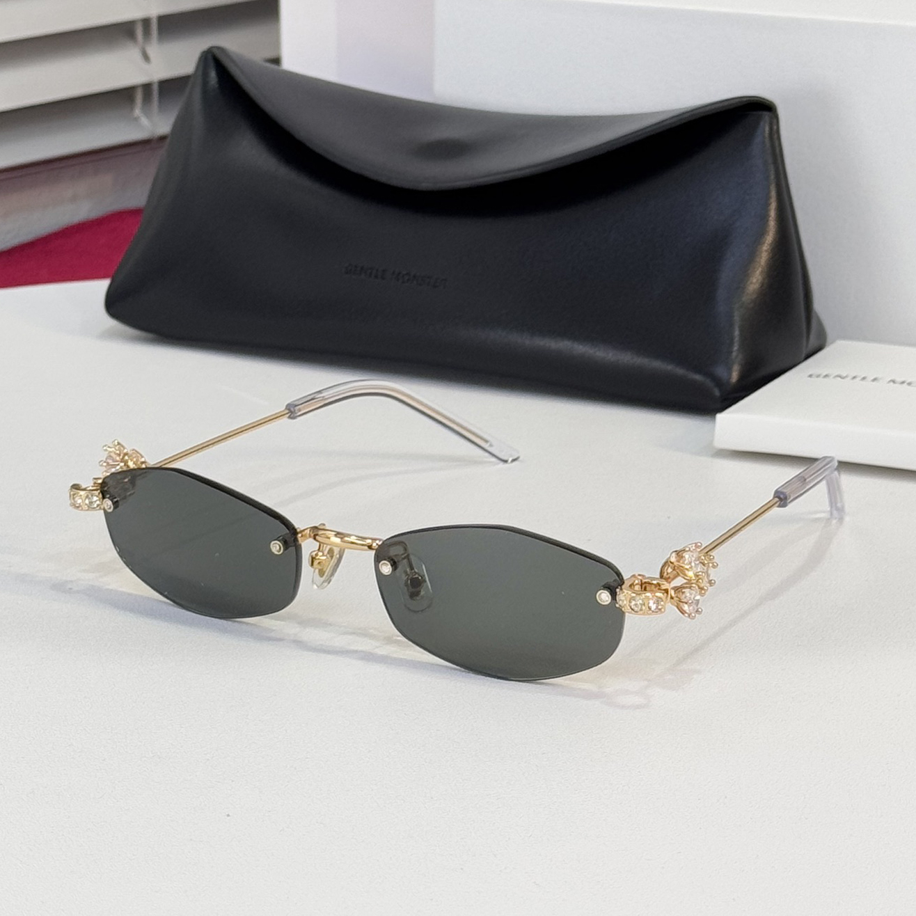 NIGO GENTLE MONSTER Men's and Women's Accessories Surround Metal Irregularly Shaped Optical Frames Eyeglasses Glasses #nigo75697