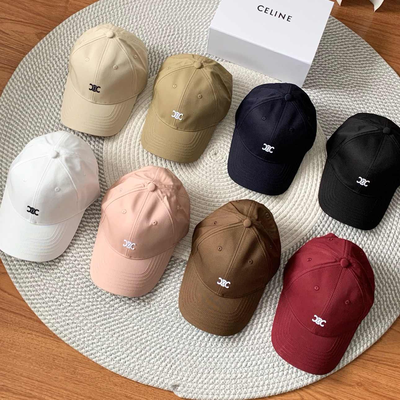 NIGO Celine Men Women Fashion Vintage Cowboy Letter Embroidery Baseball Cap Blue Casual Duck Hat #nigo75689