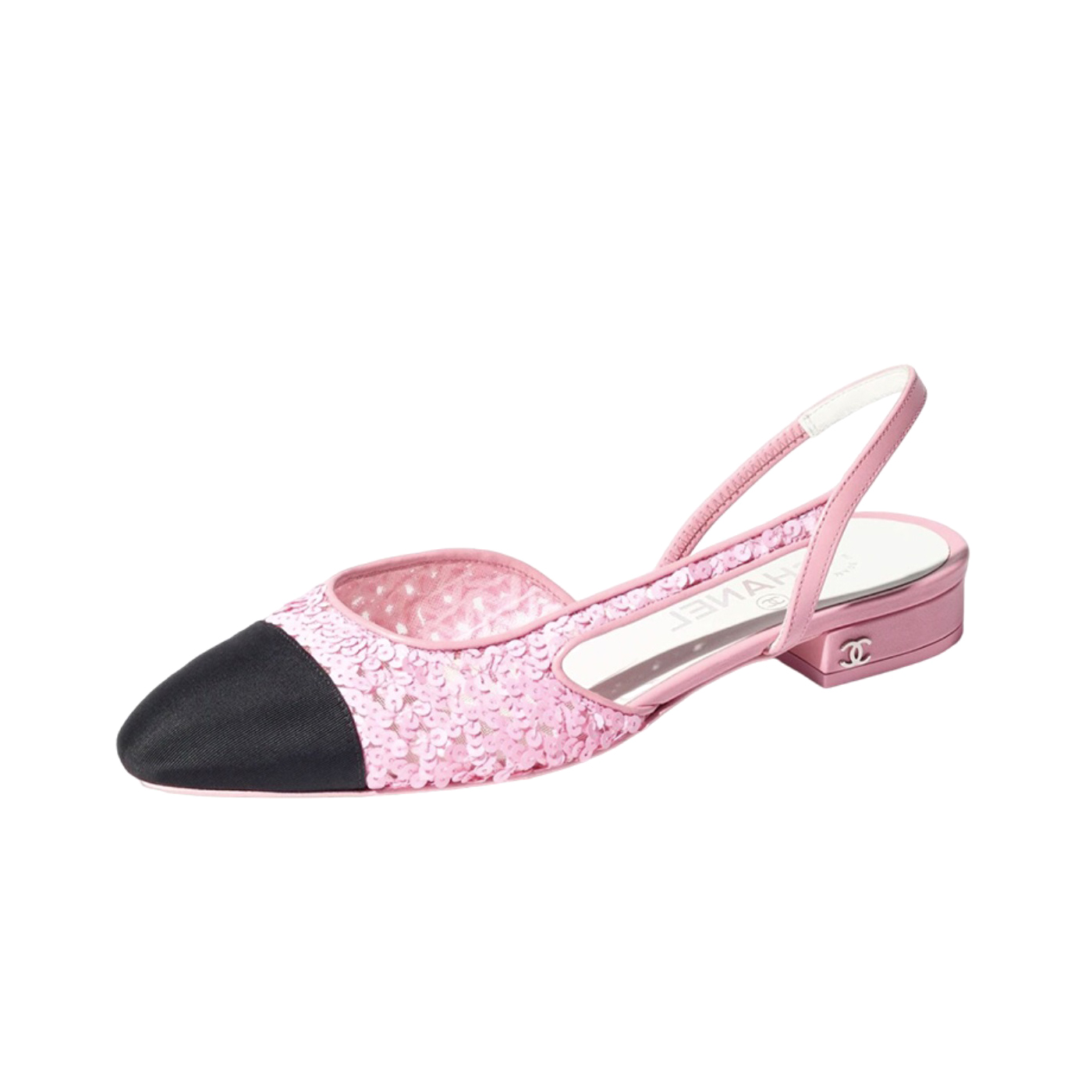 NIGO Chanel Women's Spring/Summer Glitter Design Cotton Embossed Lace Casual Ballet Flats Shoes #nigo75695