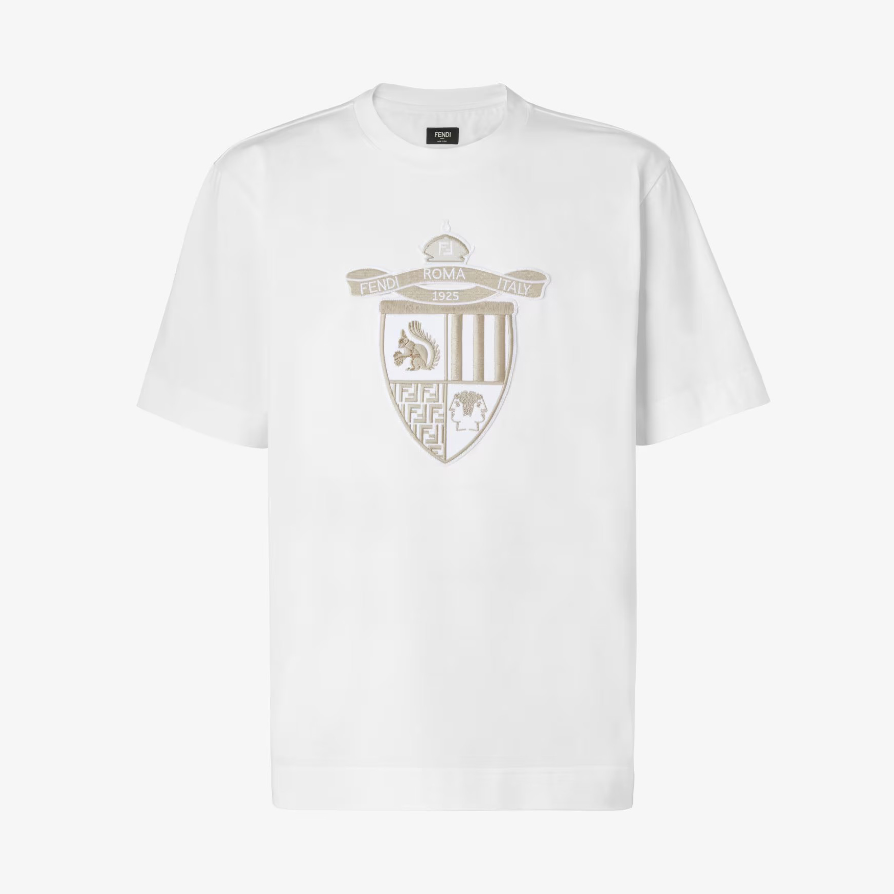 NIGO Fendi Men's Summer Solid Color Embroidery Pattern Printed Round Neck Short Sleeve T-Shirt #nigo75734