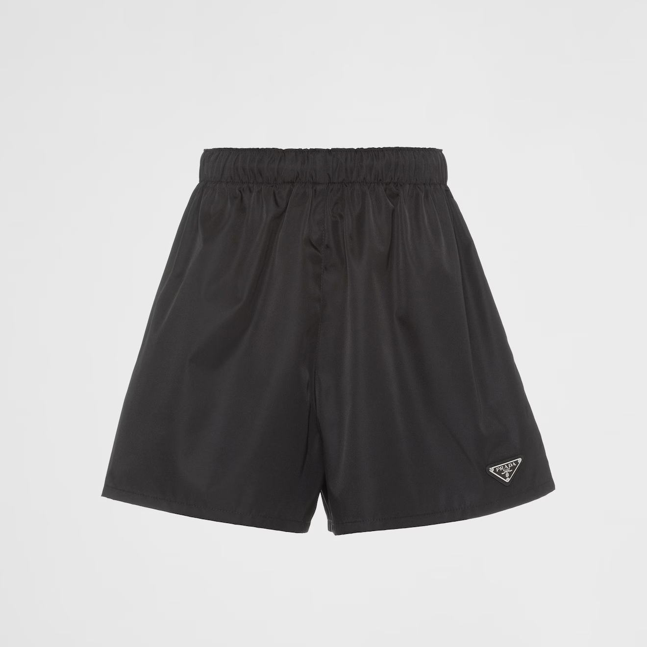 NIGO Prada Women's Summer Solid Color Stretch Waistband Nylon Shorts #nigo75731