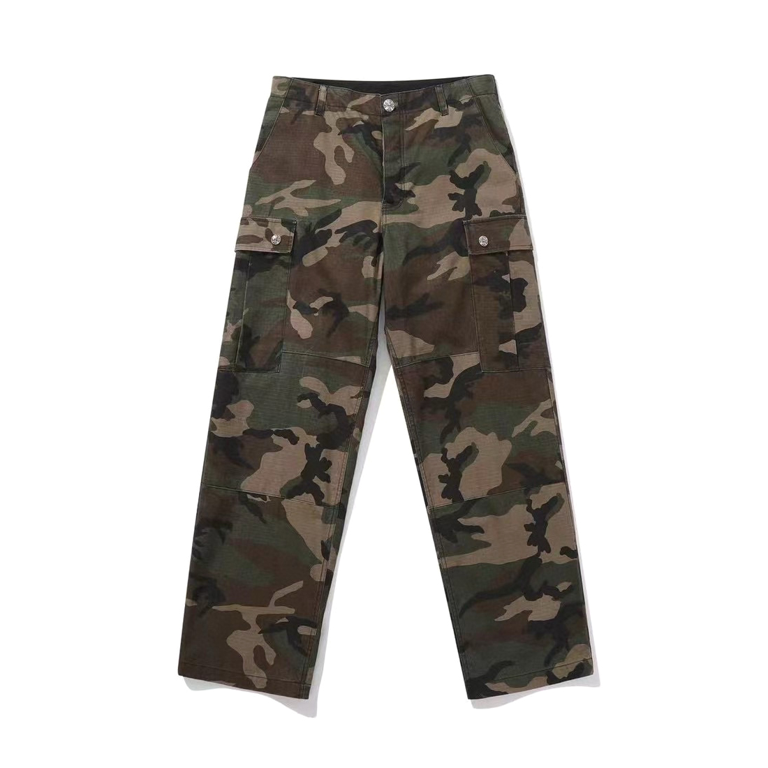 NIGO Chrome Hearts Men's Spring and Autumn Camouflage Printed Three-dimensional Pocket Work Pants #nigo75746