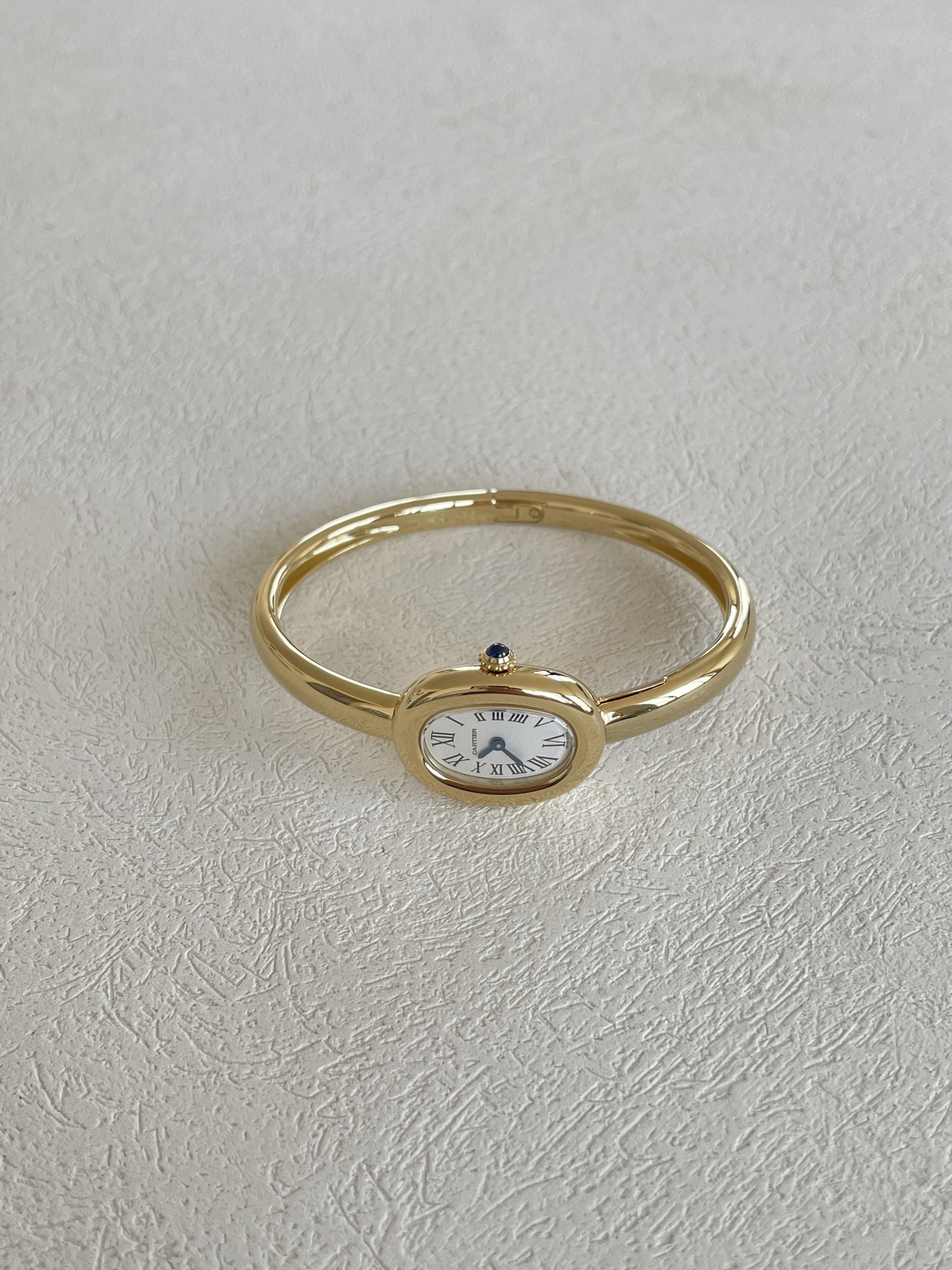 NIGO Cartier Women's White Dial Gold Case 30m Water Resistant Quartz Movement Watch #nigo75777