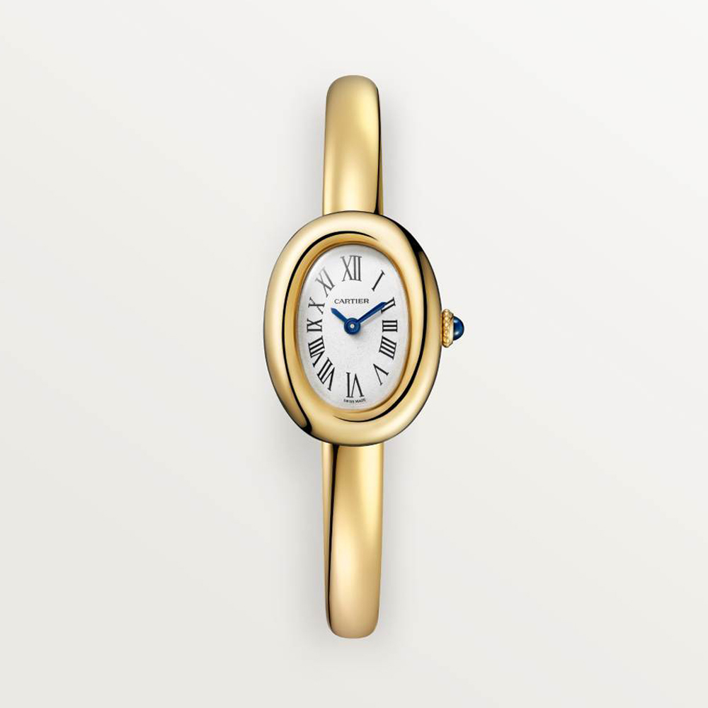 NIGO Cartier Women's White Dial Gold Case 30m Water Resistant Quartz Movement Watch #nigo75777