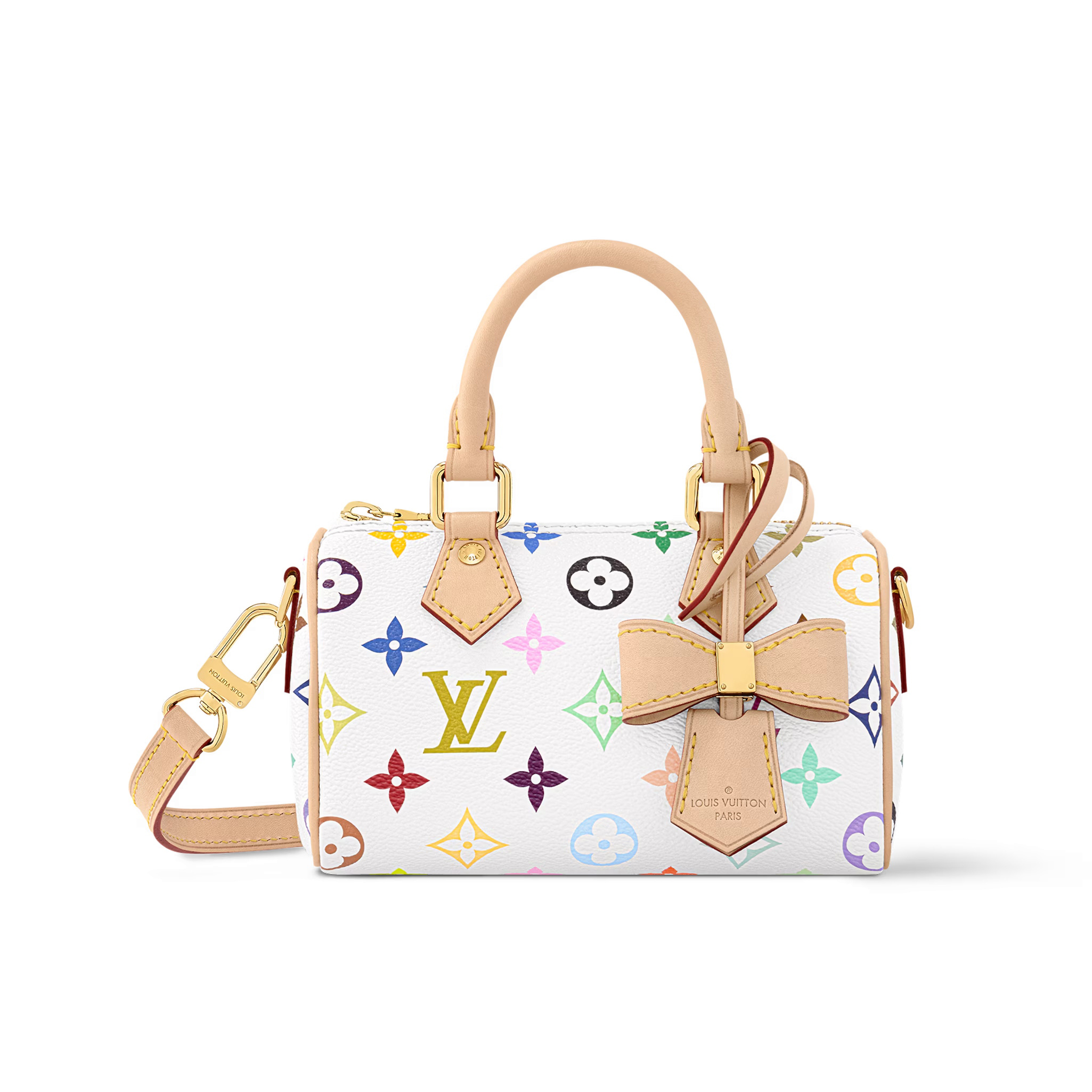 NIGO Louis Vuitton LV x TM Nano Speedy Women's Colorful Monogrammed Canvas Leather Tote Shoulder Bag Bags #nigo75792
