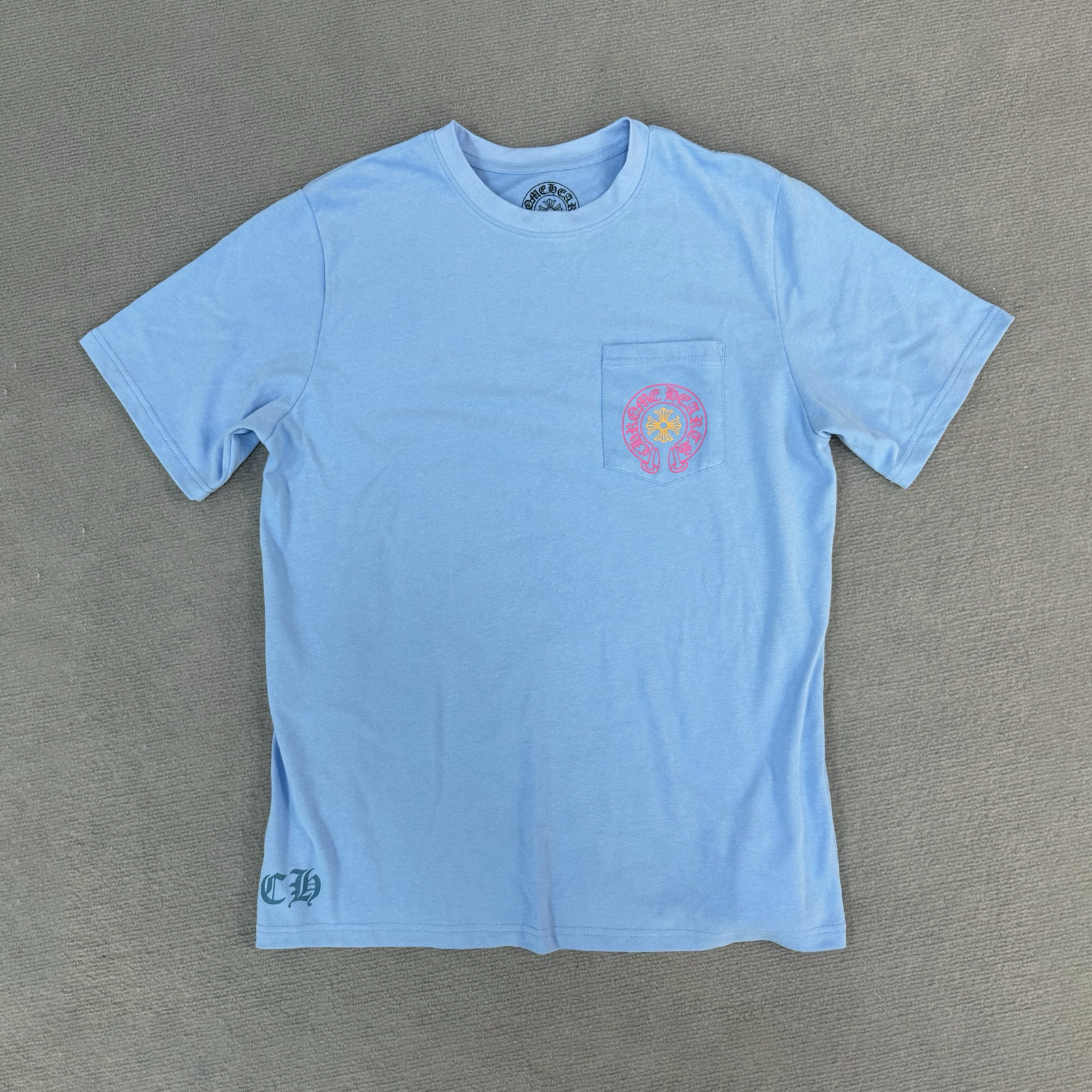 NIGO Chrome Hearts Men's Summer Solid Color Printed Round Neck Cotton Short Sleeve T-Shirt #nigo75818