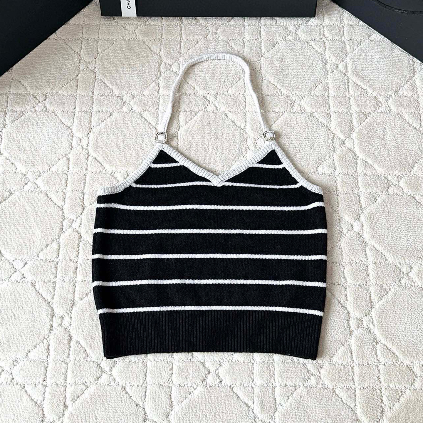 NIGO Chanel Women's Summer Striped Sleeveless Solid Color Wool Camisole Top Vest Ngvp #nigo1353