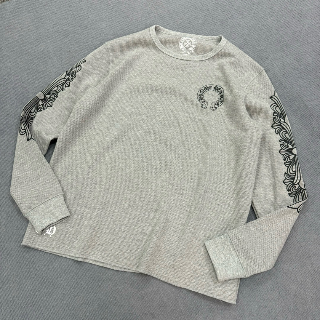 NIGO Chrome Hearts Men's Spring/Summer Solid Color Long Sleeve T-Shirt #nigo75819