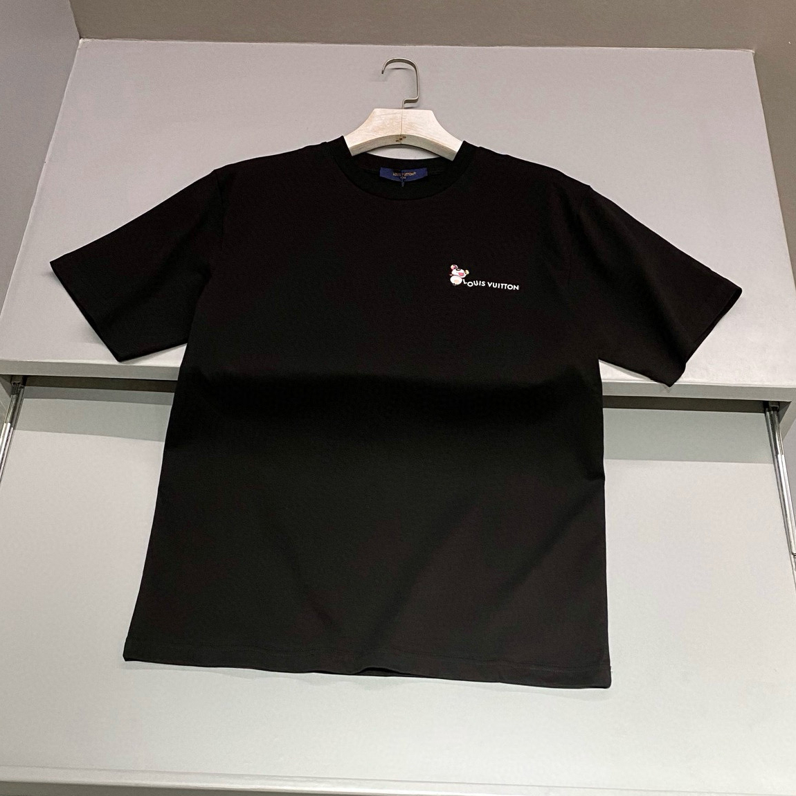 NIGO Louis Vuitton Men's And Women's Summer Colorful Logo Printing Round Neck Cotton Short Sleeve T-shirt #nigo75839